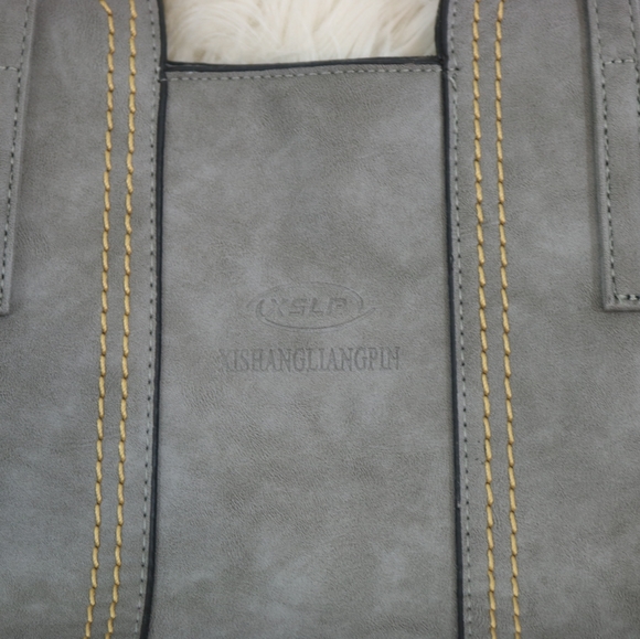 Xishangliangpin Vegan Leather Crossbody Tote Bag - Picture 8 of 8